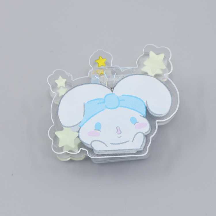 Cinnamoroll Cartoon acrylic book clip creative multifunctional clip  price for 10 pcs F227