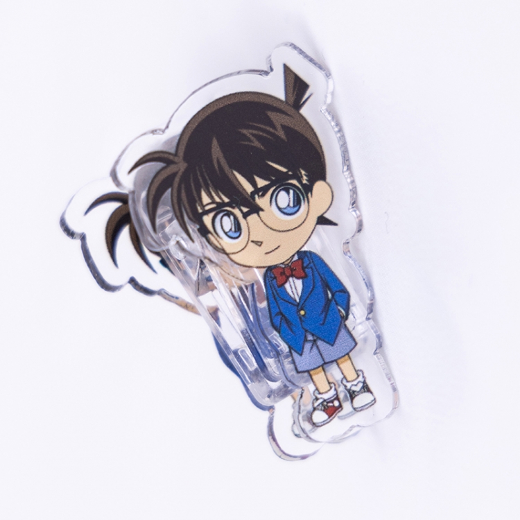 Detective conan Cartoon acrylic book clip creative multifunctional clip  price for 10 pcs F433