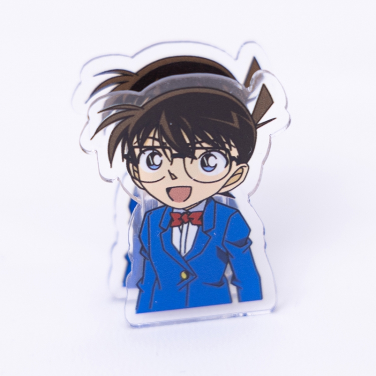 Detective conan Cartoon acrylic book clip creative multifunctional clip  price for 10 pcs F439