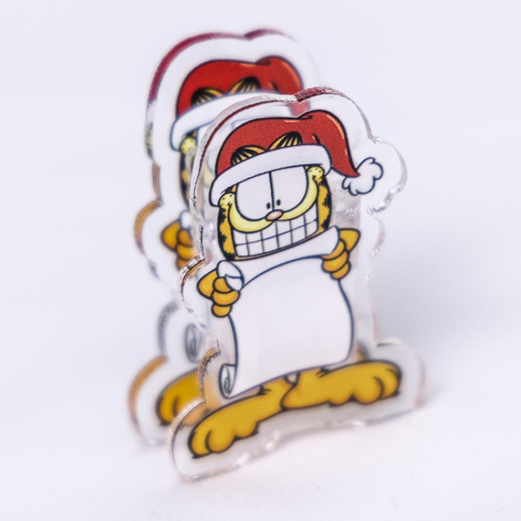 Garfield Cartoon acrylic book clip creative multifunctional clip  price for 10 pcs F402