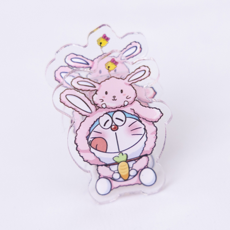 Doraemon Cartoon acrylic book clip creative multifunctional clip  price for 10 pcs F383