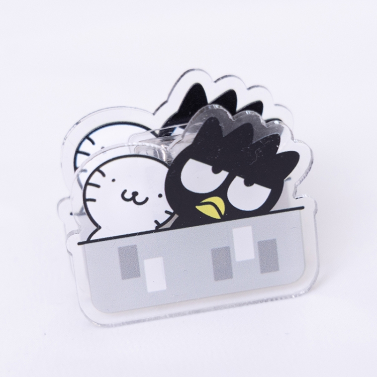 sanrio Cartoon acrylic book clip creative multifunctional clip  price for 10 pcs F369