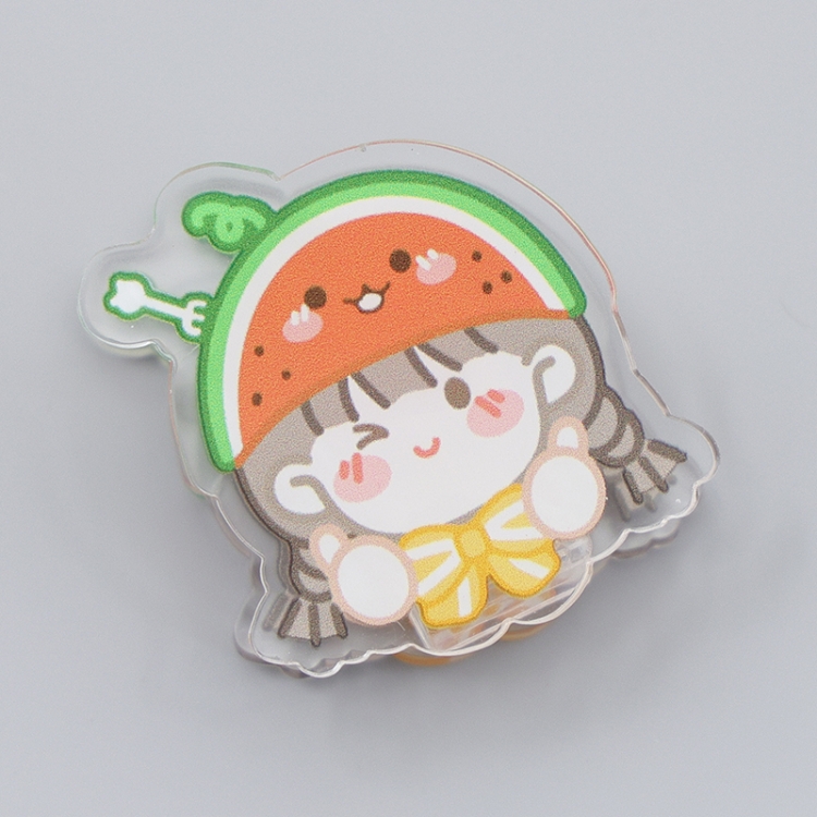 Simple Pen Girl Cartoon acrylic book clip creative multifunctional clip  price for 10 pcs F304