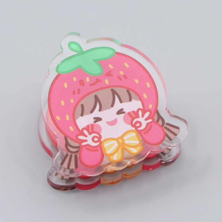 Simple Pen Girl Cartoon acrylic book clip creative multifunctional clip  price for 10 pcs F306