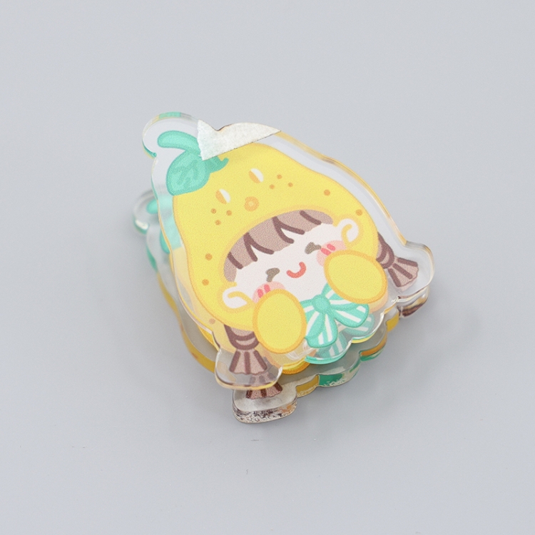 Simple Pen Girl Cartoon acrylic book clip creative multifunctional clip  price for 10 pcs F305