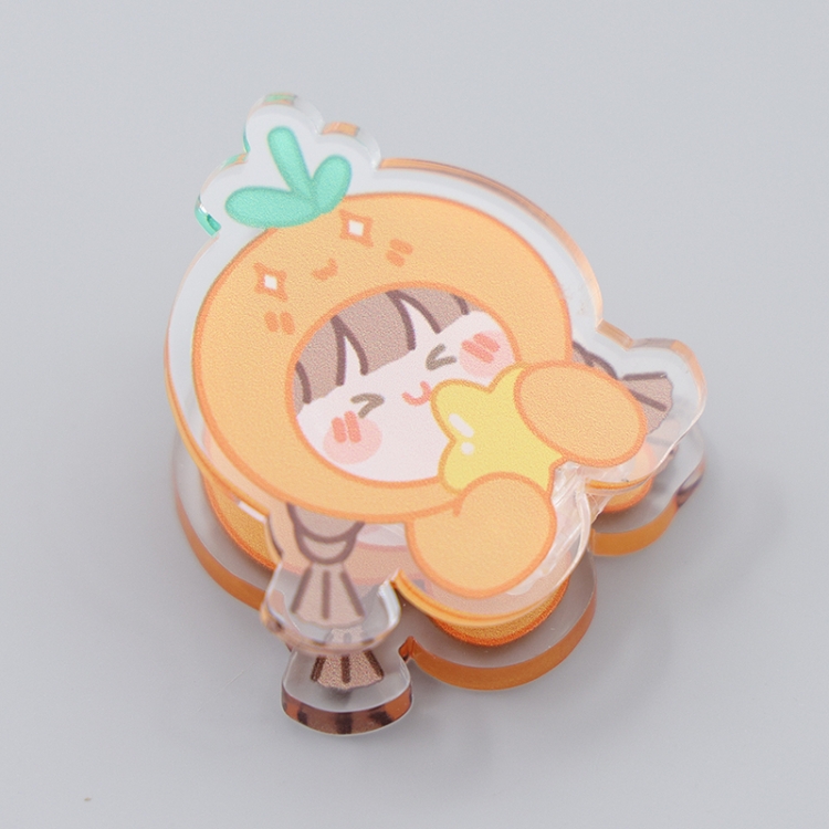 Simple Pen Girl Cartoon acrylic book clip creative multifunctional clip  price for 10 pcs F307