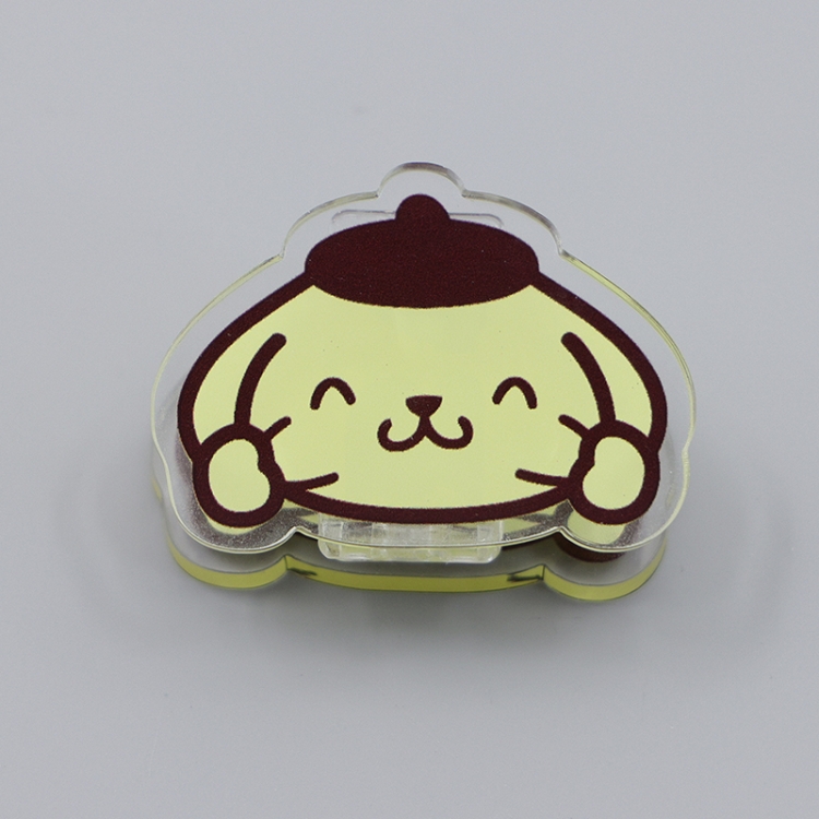 Purin Cartoon acrylic book clip creative multifunctional clip  price for 10 pcs F265