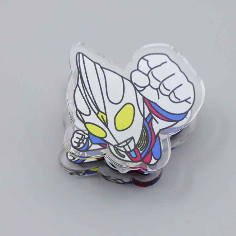 Ultraman Cartoon acrylic book clip creative multifunctional clip  price for 10 pcs F254