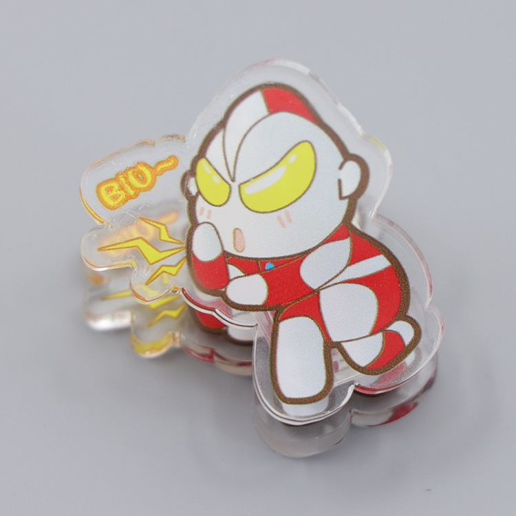 Ultraman Cartoon acrylic book clip creative multifunctional clip  price for 10 pcs F245