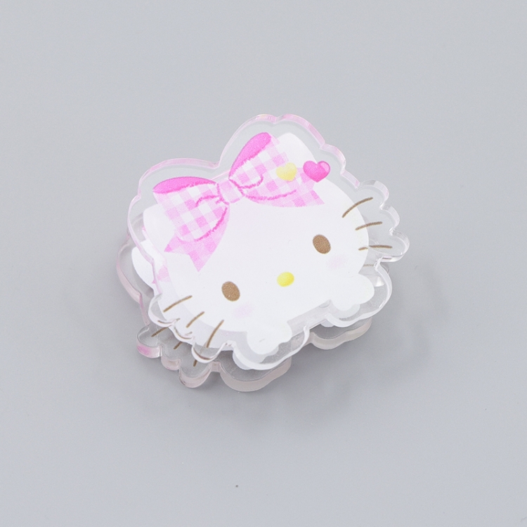 Hello Kitty Cartoon acrylic book clip creative multifunctional clip  price for 10 pcs F235
