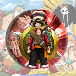One Piece Anime tinplate brooc...