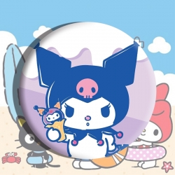 Sanrio Anime tinplate brooch b...