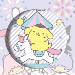 Sanrio Anime tinplate brooch b...