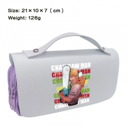 Chainsaw man Anime PU canvas f...