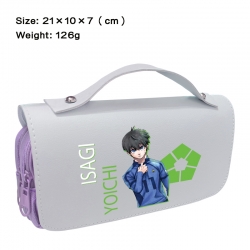 BLUE LOCK Anime PU canvas flip...