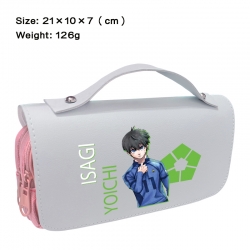 BLUE LOCK Anime PU canvas flip...