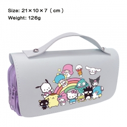 Sanrio Anime PU canvas flip th...