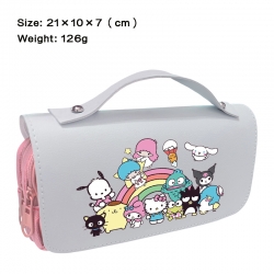 Sanrio Anime PU canvas flip th...