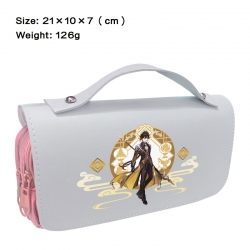 Genshin Impact Anime PU canvas...