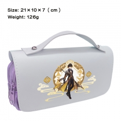 Genshin Impact Anime PU canvas...