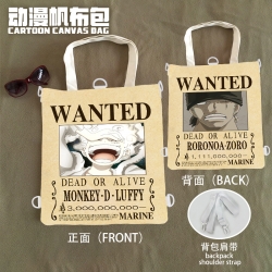 One Piece Anime Canvas Bag Sho...