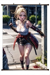 Zom 100 Anime black Plastic ro...