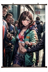 Zom 100 Anime black Plastic ro...