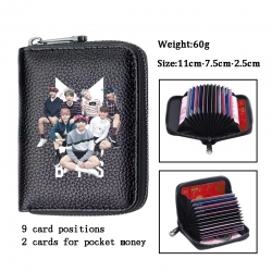 BTS Anime PU change bag card h...
