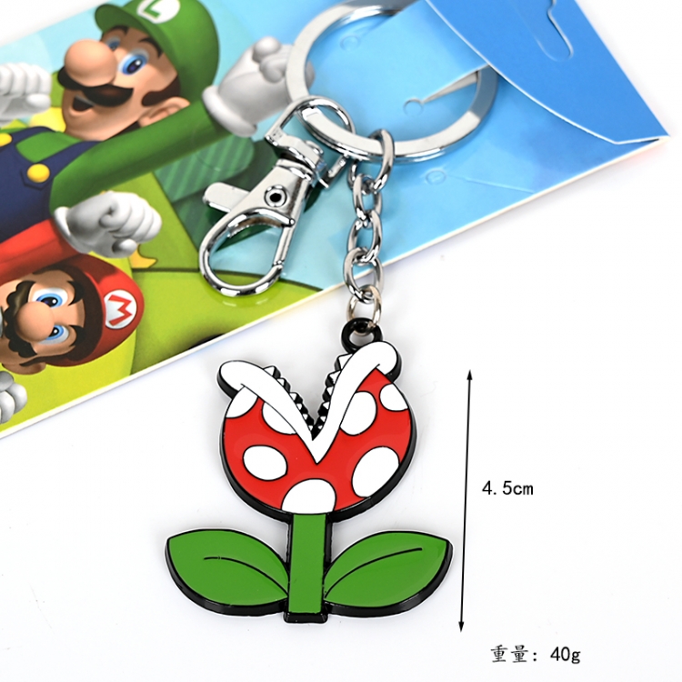 Super Mario Animation peripheral metal keychain pendant price for 5 pcs