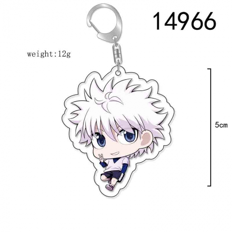 HunterXHunter Anime Acrylic Keychain Charm price for 5 pcs 14966