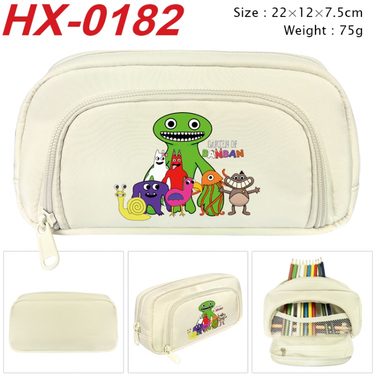 Garten of Banban Anime 3D pen bag with partition stationery box 20x10x7.5cm 75g HX-0182