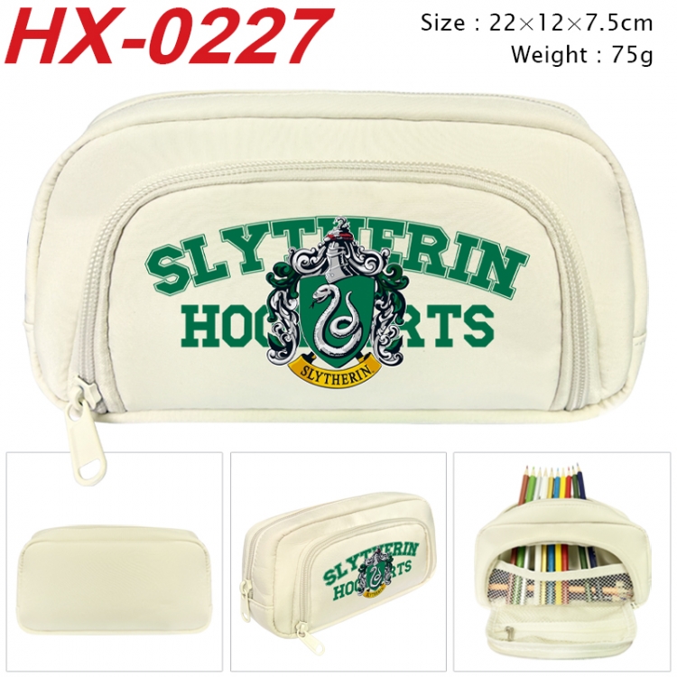 Harry Potter Anime 3D pen bag with partition stationery box 20x10x7.5cm 75g  HX-0227