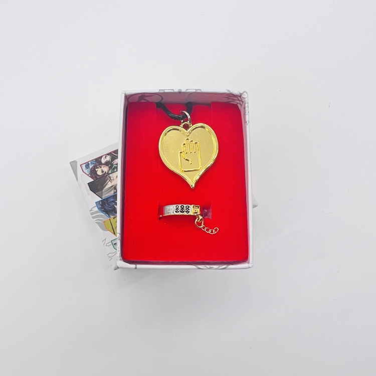 JoJos Bizarre Adventure Anime Surrounding Ring Necklace style G