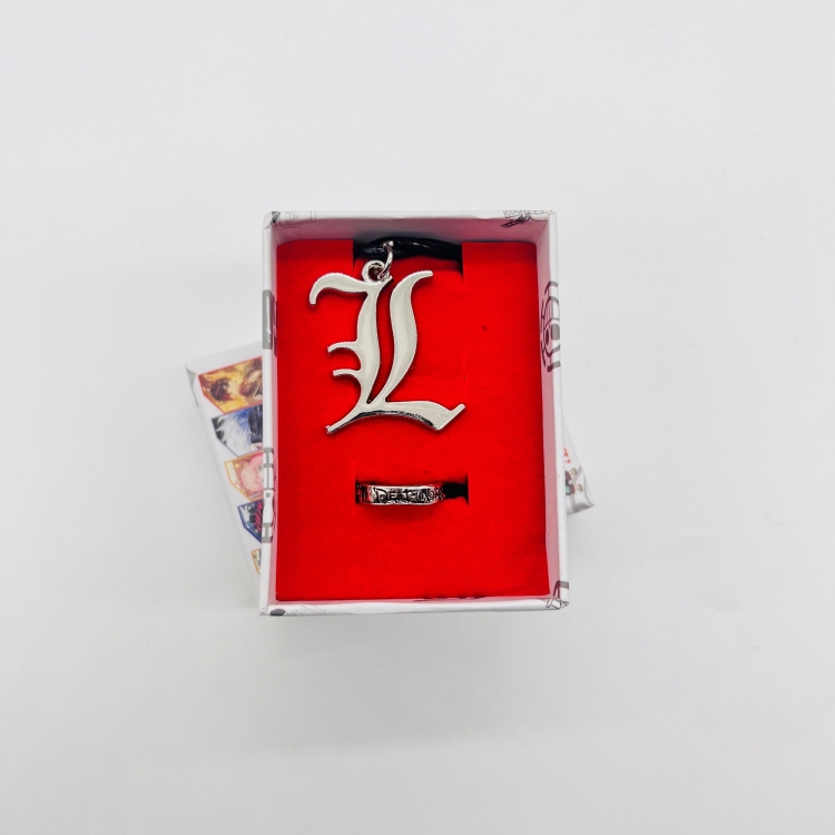 Death note Anime Surrounding Ring Necklace style C