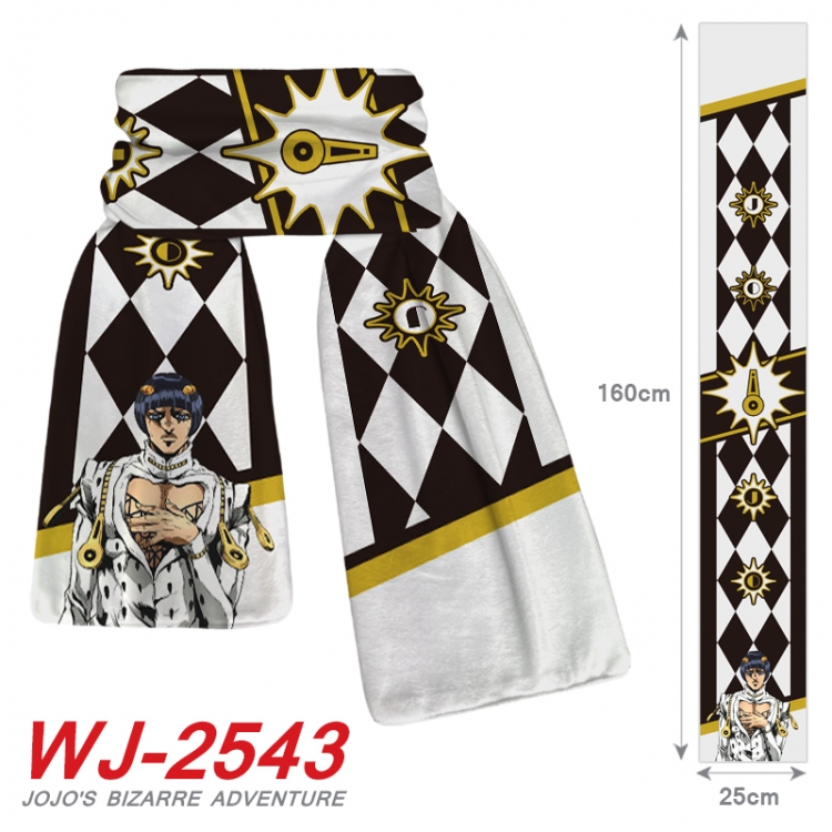 JoJos Bizarre Adventure Anime Plush Impression Scarf Neck 25x160cm  WJ-2543