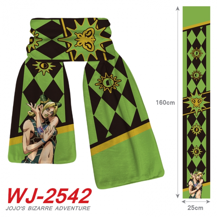 JoJos Bizarre Adventure Anime Plush Impression Scarf Neck 25x160cm  WJ-2542