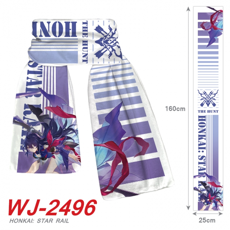 Honkai: Star Rail Anime Plush Impression Scarf Neck 25x160cm WJ-2496