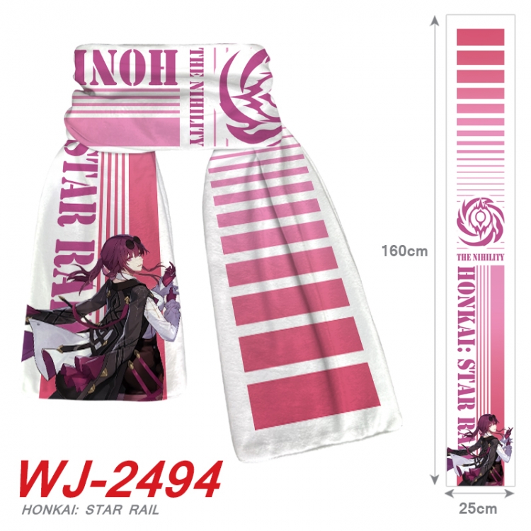 Honkai: Star Rail Anime Plush Impression Scarf Neck 25x160cm WJ-2494
