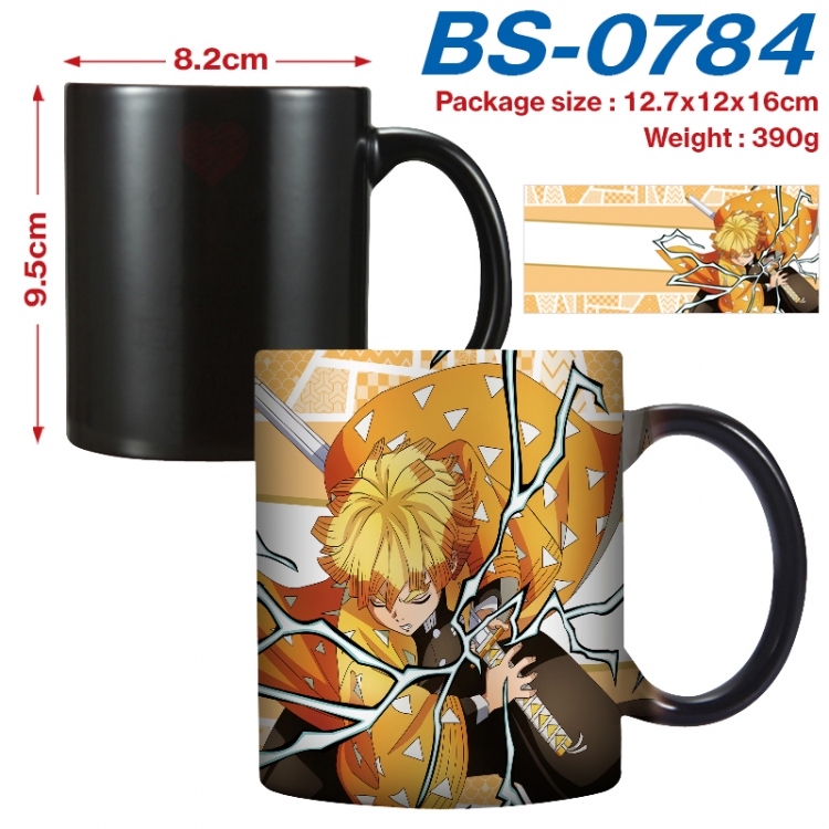 Demon Slayer Kimets Anime high-temperature color-changing printing ceramic mug 400ml  BS-0784