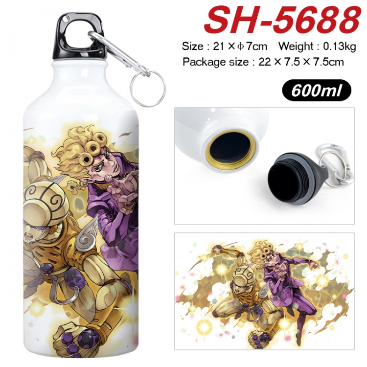JoJos Bizarre Adventure Anime print sports kettle aluminum kettle water cup 21x7cm SH-5688