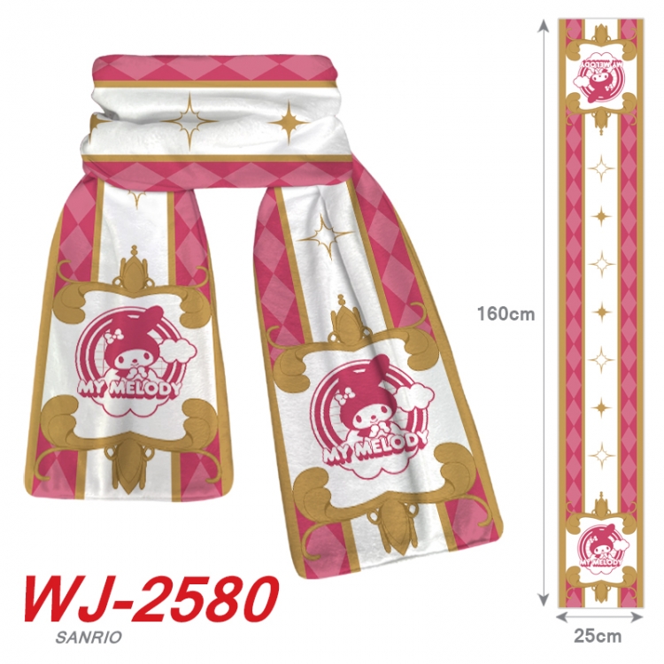sanrio Anime Plush Impression Scarf Neck 25x160cm WJ-2580