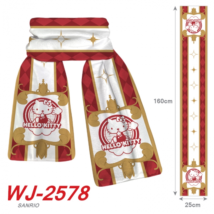 sanrio Anime Plush Impression Scarf Neck 25x160cm  WJ-2578