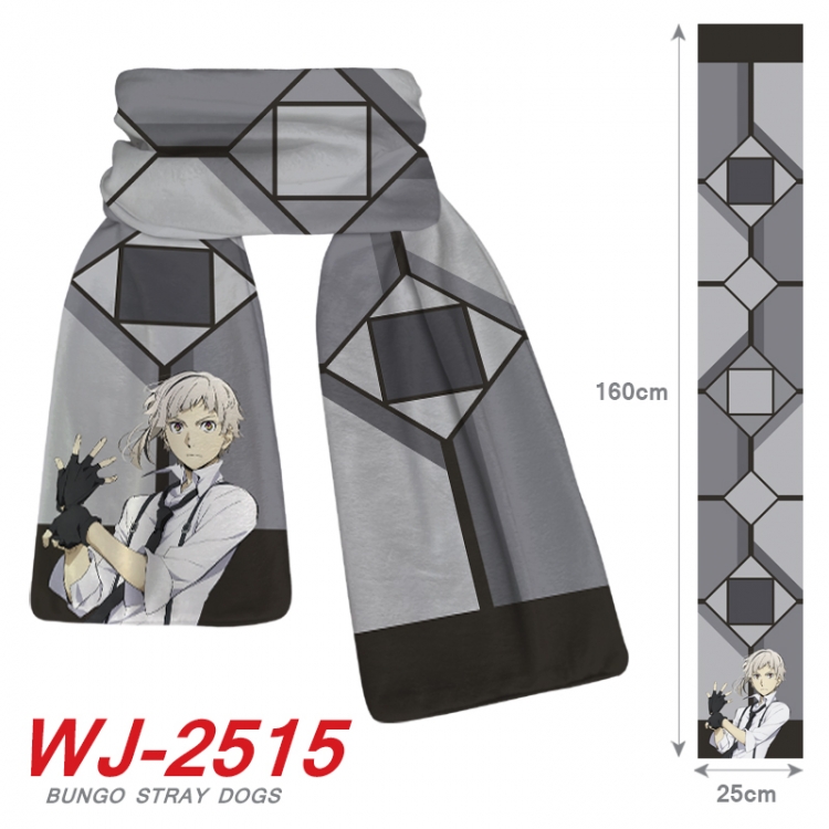 Bungo Stray Dogs Anime Plush Impression Scarf Neck 25x160cm  WJ-2515