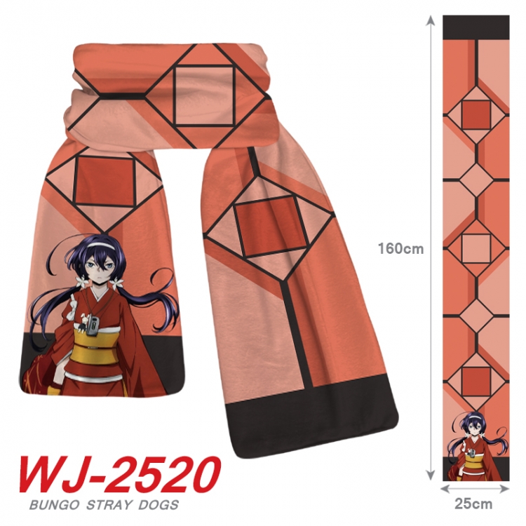 Bungo Stray Dogs Anime Plush Impression Scarf Neck 25x160cm WJ-2520