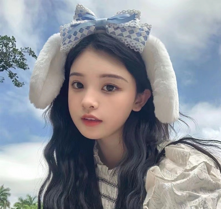 Cartoon plush hair hoop hair clip holiday headwear  price for 5 pcs