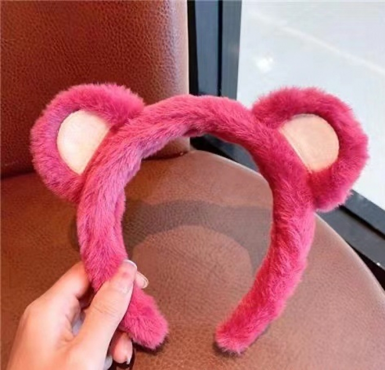 Cartoon plush hair hoop hair clip holiday headwear  price for 5 pcs
