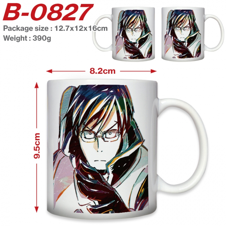 My Hero Academia Anime printed ceramic mug 400ml (single carton foam packaging) B-0827
