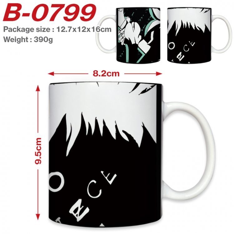 One Piece Anime printed ceramic mug 400ml (single carton foam packaging)  B-0799