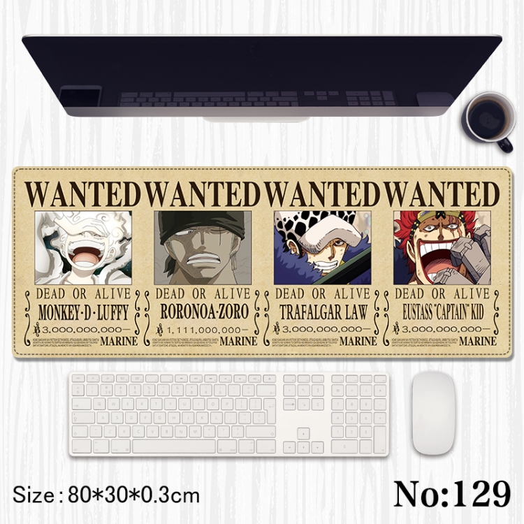 JoJos Bizarre Adventure Anime peripheral computer mouse pad office desk pad multifunctional pad 80X30X0.3cm