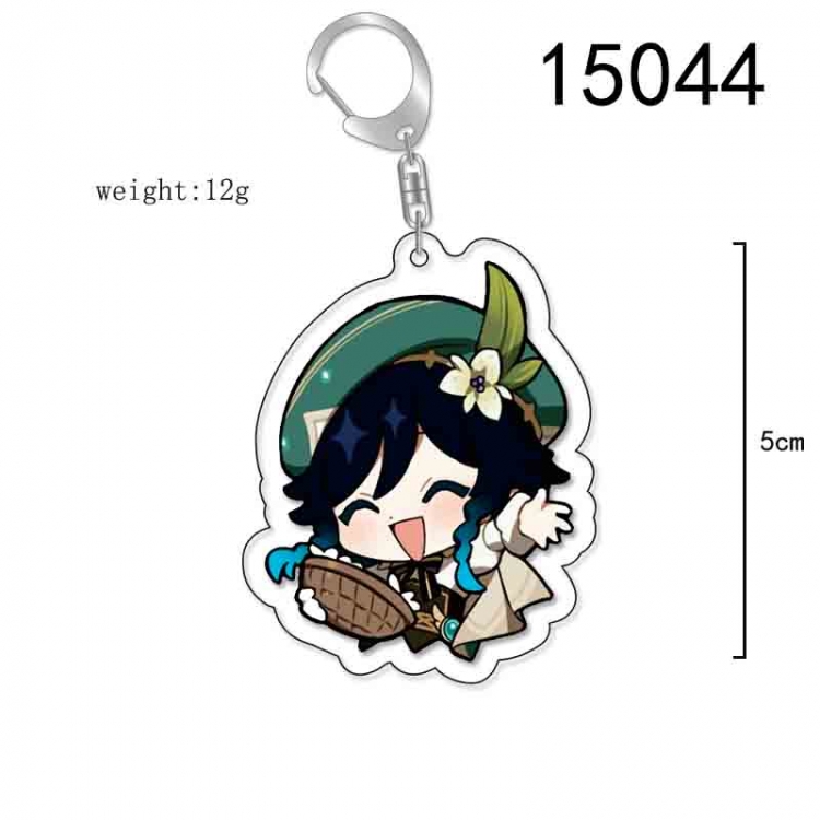 Genshin Impact Anime Acrylic Keychain Charm price for 5 pcs 15044